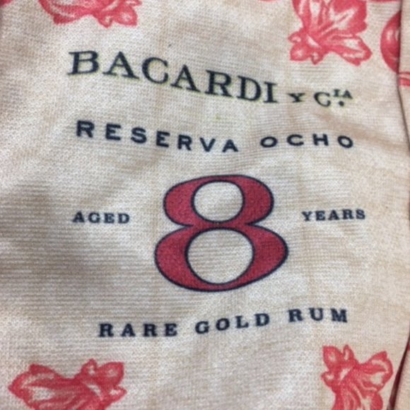 NEW 4 Bacardi Reserva Ocho Rum Drawstring Promo Liquor Bags 4x8 Collectors - Picture 6 of 8